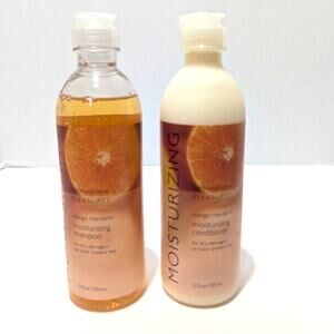Vtg Bath & Body Works Pleasures Mango Mandarin Shampoo and Conditioner 12 fl oz